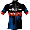 Set Fietsshirt + Korte Koersbroek 2022 Baloise-Trek Lions Blue Rood Zwart